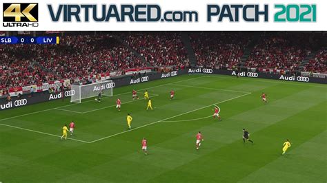 4K EFootball PES 2021 VirtuaRED V4 1 Realism Graphic Benfica VS