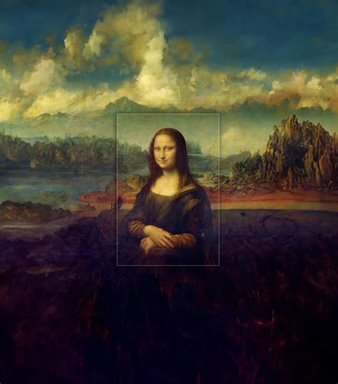 Ai Expanded Mona Lisa Uncrops Ai Expanded Images Know Your Meme