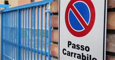 Approfondimenti Si può togliere il passo carrabile