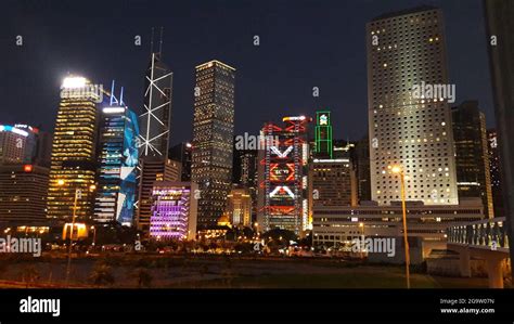 A night view of Hong Kong Stock Photo - Alamy