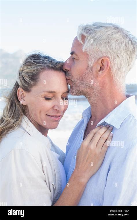 Man Woman Embracing Mature Kissing Hi Res Stock Photography And Images