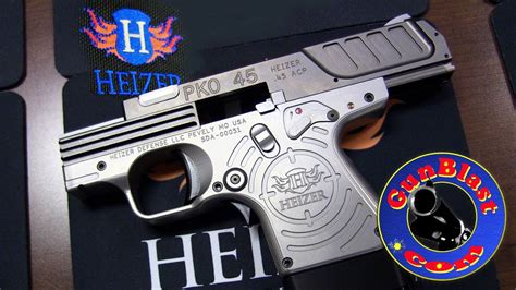 Shooting The New Heizer Defense Pko 45 Par1 And Pak1 Pocket Pistols