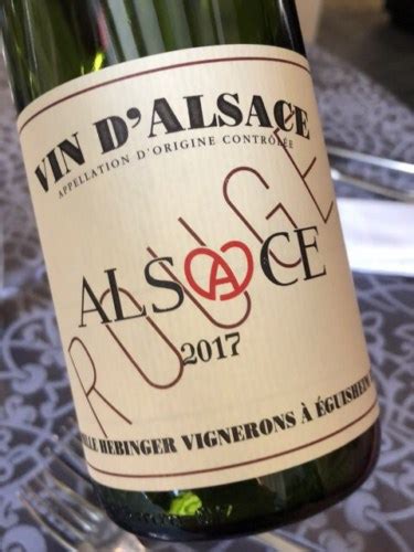 Hebinger Alsace Rouge Vivino Us