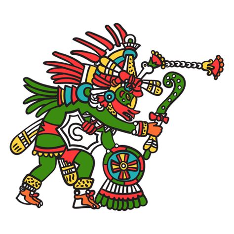 God Aztec Color Quetzalcoatl Transparent Png And Svg Vector File