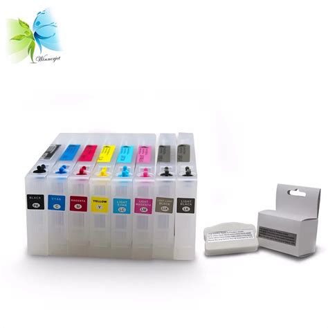 8 Color 300ml T5441 T5448 Empty Refill Ink Cartridge For Epson Stylus