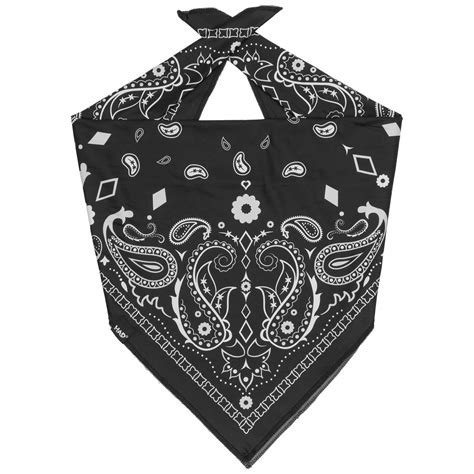 Tec Paisley Black Bandana By Had Chf 1895