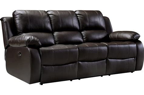 Valencia Brown Leather Electric Recliner Seater Sofa Furnitureinstore