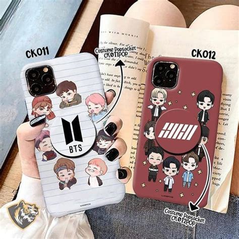 Casing BTS Popsocket Chibi Premium Material Ready Semua HP Lazada