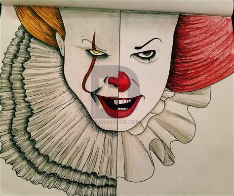 Pennywise The Clown Sketch at PaintingValley.com | Explore collection ...