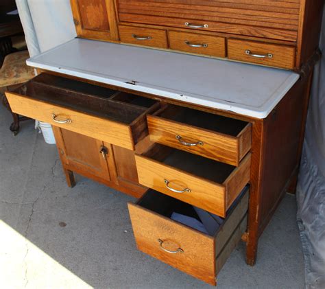 Bargain John S Antiques Antique Oak Kitchen Cabinet Original