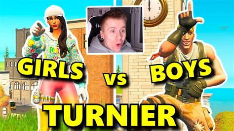 Das MÄdchen👧 Vs Jungs👦 Turnier In Fortnite Youtube