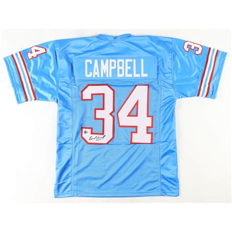 Earl Campbell Signed Jersey Beckett Pristine Auction