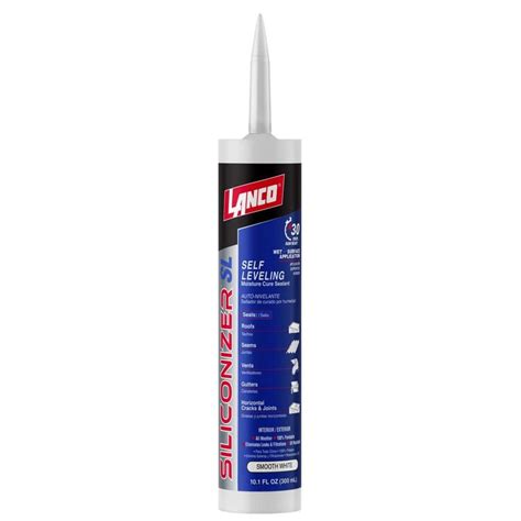 Lanco Siliconizer Sl Oz Self Leveling White Roof And Lap Sealant