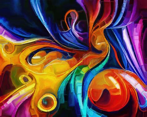 Colorful Organic Forms Stock Illustration Illustration Of Artwork