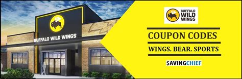 Buffalo Wild Wings Coupons $5 Off $25 | SavingChief