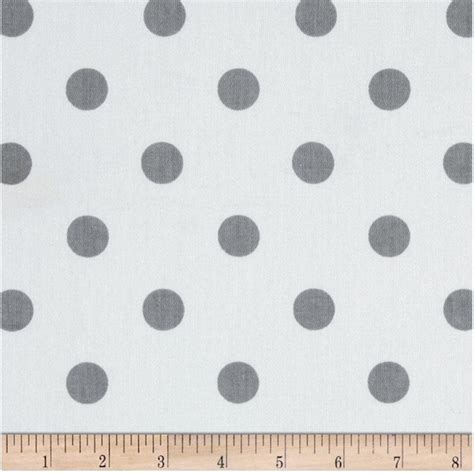 1 2 Yard Gray And White Polka Dot Fabric Premier Prints