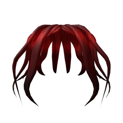 Cheveux Anime En Col Re Rouges Noirs Roblox