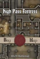 X Battlemap High Pass Fortress Seafoot Games Castles Manors