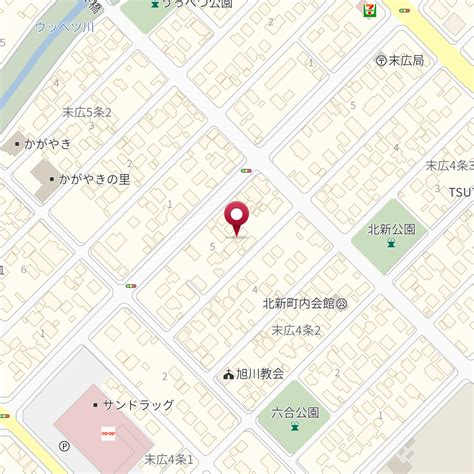 北海道旭川市末広4条2－5－21 の地図 Mapfan