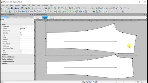 18 Basic 5 Pkt Pant Pattern Making Optitex Cad Bangla Part 2