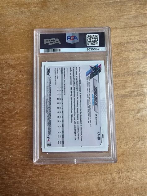 2021 Topps Chrome Trevor Rogers Rookie Auto PSA 10 GEM MINT MARLINS EBay