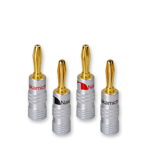 High Quality Nakamichi Straight Mm Banana Plug K Gold Plated Copper