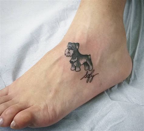 19 Schnauzer Tattoo Ideas Youll Love The Dogman