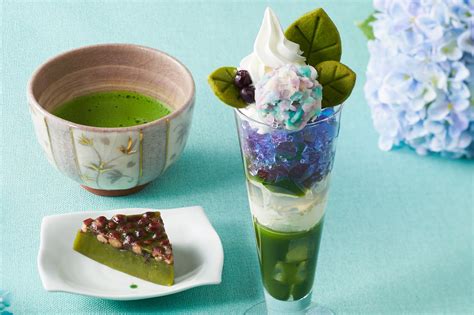 人気の紫陽花パフェが今年も登場！京都・伊藤久右衛門各店で「宇治抹茶×紫陽花まつり2024」が開催 Leaf Kyoto