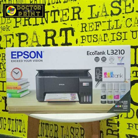 Cara Mengisi Tinta Printer Epson L3210 Penerus L3110 Anti 50 OFF