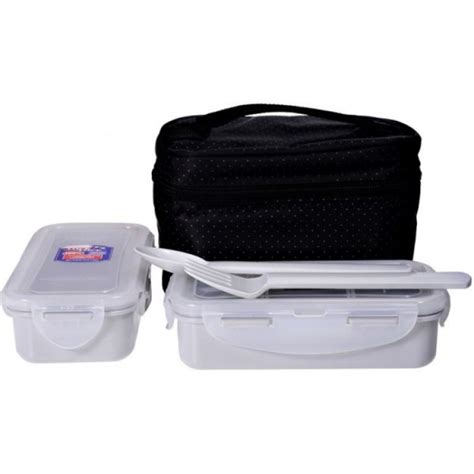 Jual Set Box Lunch Lock Lock Lunch Box Set P Black Hpl Db Lunch