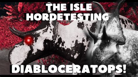 Growing The New Diabloceratops The Isle Horde Test Evrima Youtube