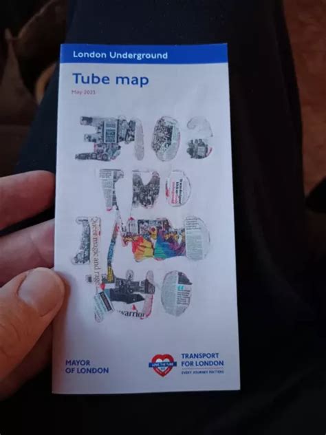 1X LONDON UNDERGROUND Tube Map May 2023 Current Edition TFL ELIZABETH LIne NEW EUR 1,50 ...