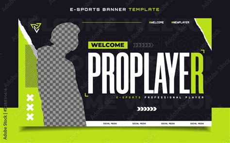 Download Welcome New Player E-sports Gaming Banner Template for Social ...