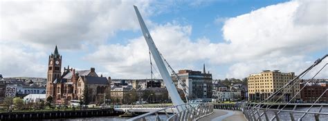 Derry-Londonderry Peace Bridge | The world race, Race around the world ...