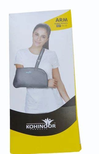 KOHINOOR Gray Pouch Arm Sling For Hospital Size Medium At 250