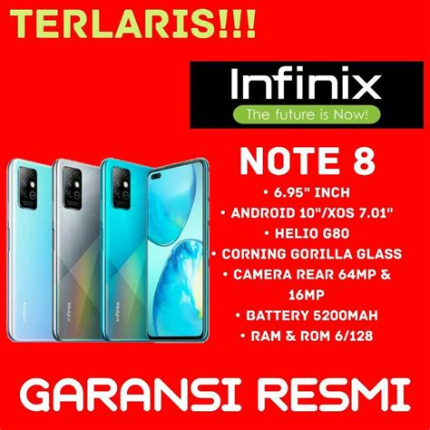 Jual Infinix Note 8 6 128gb Shopee Indonesia