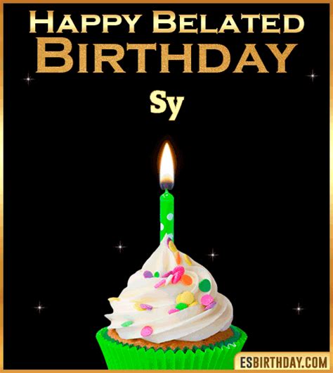 Happy Birthday Sy  🎂 Images Animated Wishes【28 S】