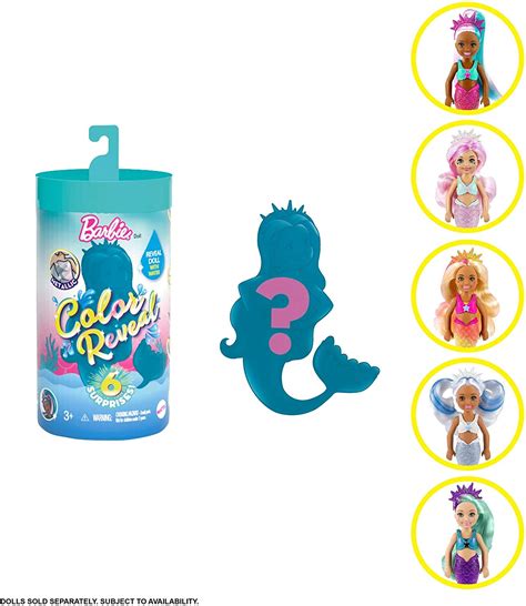 Barbie Chelsea Mermaid Color Reveal is available for preorder ...