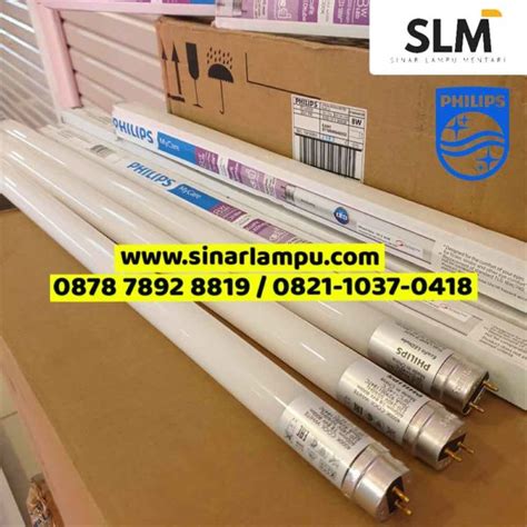 Lampu T8 LED Tube Ecofit 8W Philips 800mm Sinar Lampu Mentari