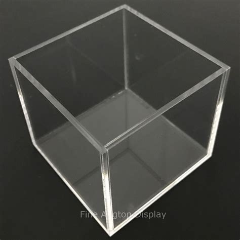 Bo Te En Plexiglas Transparent C T S X X Mm Vitrine Cube Pr