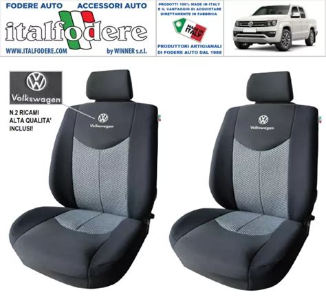 Paire Housses De Si Ge Vw Amarok Sur Mesure Foder Foderine Seulement