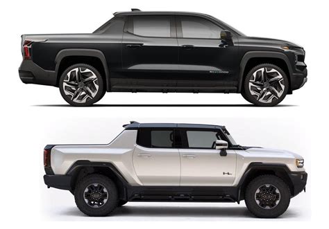 Silverado Ev Vs Hummer Ev Size Comparison Silverado Ev Forum