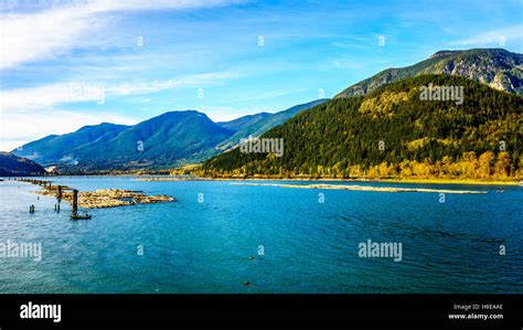 Harrison River At Harrison Mills As It Flows Through The Fraser Valley