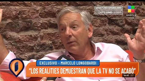 América TV on Twitter Marcelo Longobardi habló con Intrusos y le