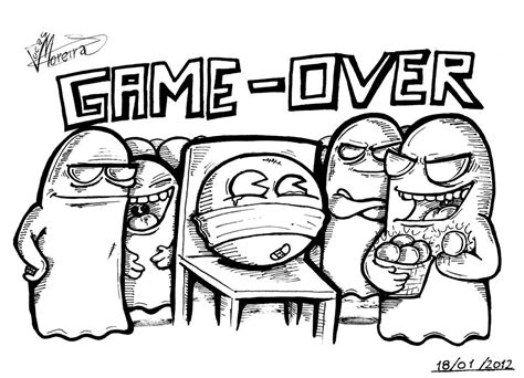 PAC-MAN game over by Lucasmoredec on DeviantArt