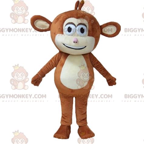 Brown monkey costume with big ears - Customisable