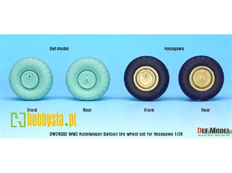 Ww Kubelwagen Balloon Tire Wheel Set