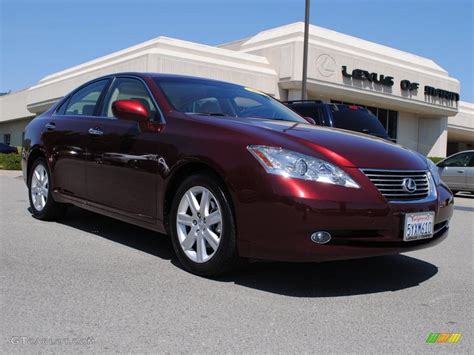 2007 Royal Ruby Red Metallic Lexus Es 350 30037039