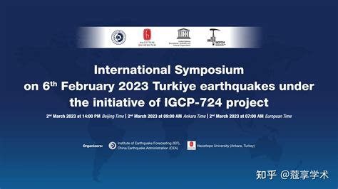 会议回放International Symposium on 6th February 2023 Turkiye earthquakes