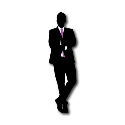 Businessman Vector Silhouette — Stock Vector © bojpav #118074048